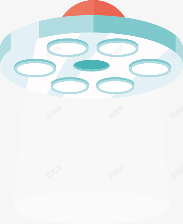 做手术用的卡通灯具矢量图ai免抠素材_新图网 https://ixintu.com 做手术 生物医药 生物医药产业 生物医药展板 生物医药广告 生物医药整容 蓝色 矢量图