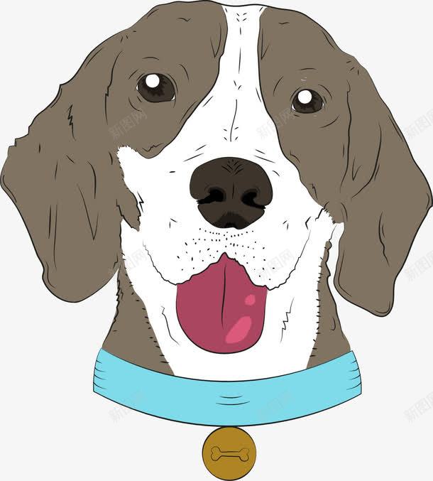 手绘拉布拉多犬png免抠素材_新图网 https://ixintu.com 手绘 狗