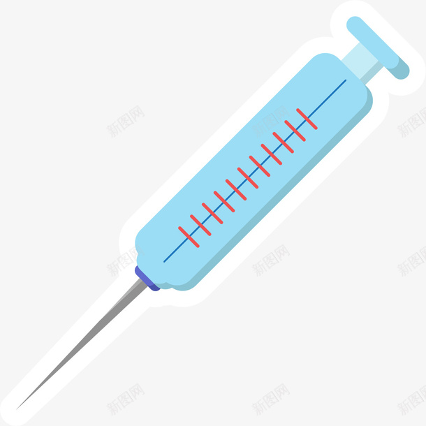 针管注射针矢量图ai免抠素材_新图网 https://ixintu.com 医学用品 卡通 注射 注射器 注射针 矢量图 针头 针管注射器