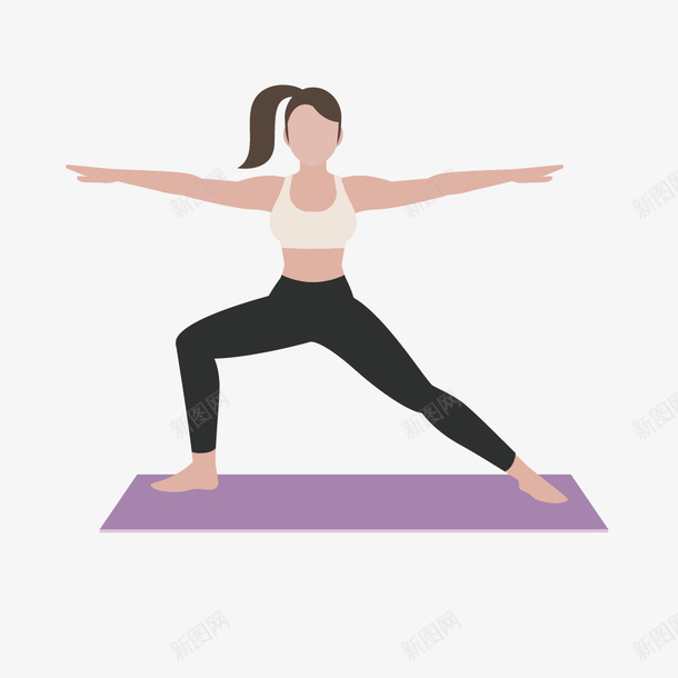 健身拉伸运动png免抠素材_新图网 https://ixintu.com 人物 健身 拉伸 运动