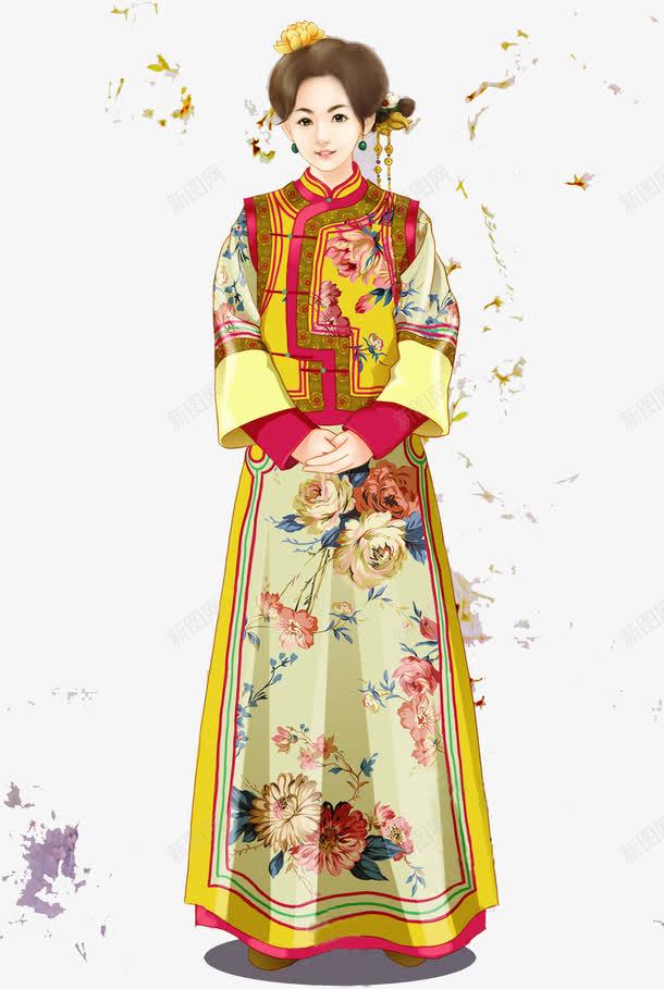 女皇大人png免抠素材_新图网 https://ixintu.com 卡通 女皇 金色 长发