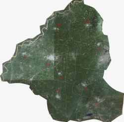 山东菏泽市高速公路卫星地图素材