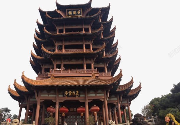 黄鹤楼风景图png免抠素材_新图网 https://ixintu.com 旅游景区 武汉黄鹤楼 著名景点 黄鹤楼风景图