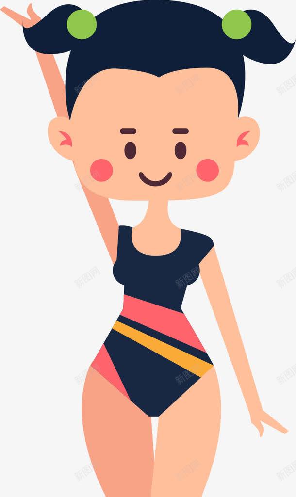 卡通运动舞蹈员png免抠素材_新图网 https://ixintu.com 体操 卡通 奥运会 运动会 运动员