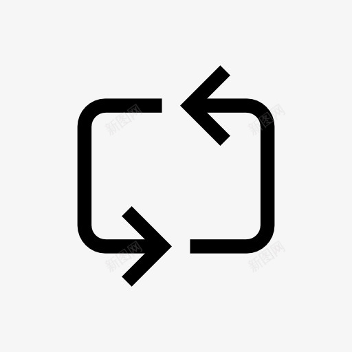 repeaticon图标png_新图网 https://ixintu.com repeat 循环 重复