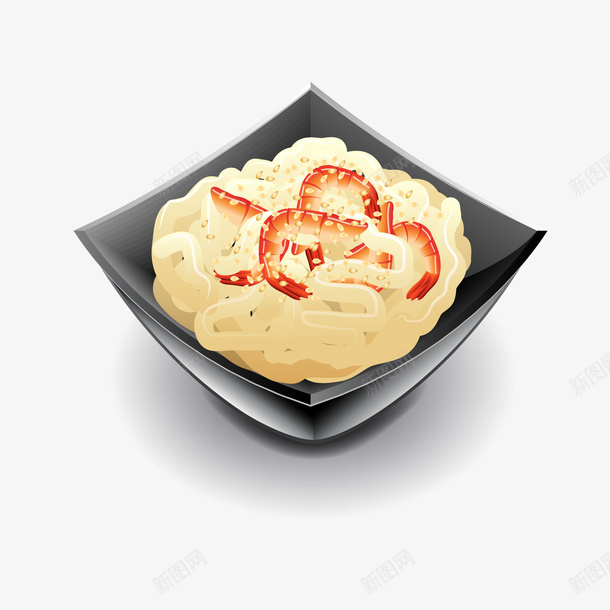 盘子里的美食矢量图ai免抠素材_新图网 https://ixintu.com 天猫吃货节 盘子里的食物 美食 面食 食物 矢量图