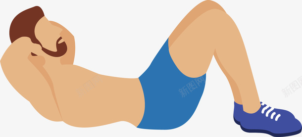 做卷腹健身运动的人矢量图ai免抠素材_新图网 https://ixintu.com 健身运动 卷腹 卷腹的人 卷腹运动 矢量png 运动 矢量图
