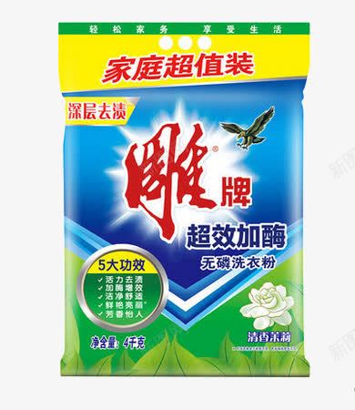 雕牌超效加酶洗衣液png免抠素材_新图网 https://ixintu.com 产品实物 洗衣液 超效加酶 雕牌