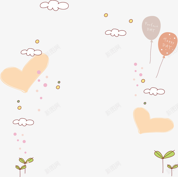 卡通可爱背景卡通矢量图ai免抠素材_新图网 https://ixintu.com 可爱卡通 可爱背景 背景 背景可爱 背景矢量 矢量图
