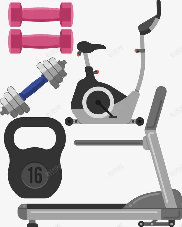 健身器材哑铃png免抠素材_新图网 https://ixintu.com 健身 健身器材 哑铃 器材