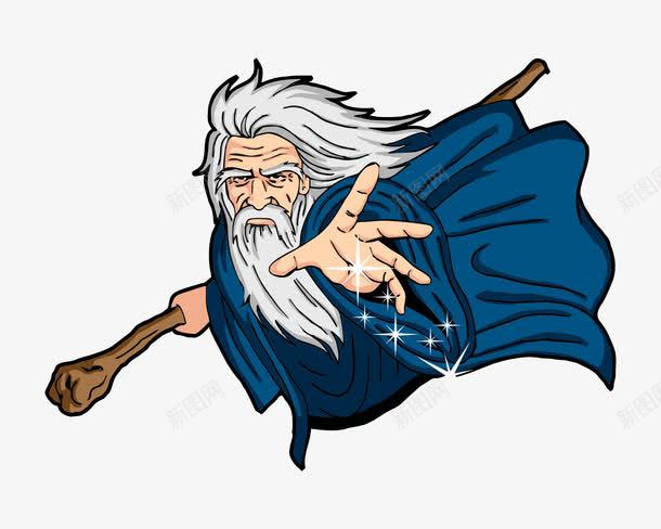 老神仙png免抠素材_新图网 https://ixintu.com 神仙 老爷爷 装饰