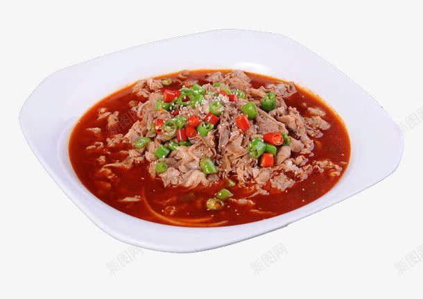 红汤极品肥牛png免抠素材_新图网 https://ixintu.com 红汤 菜品