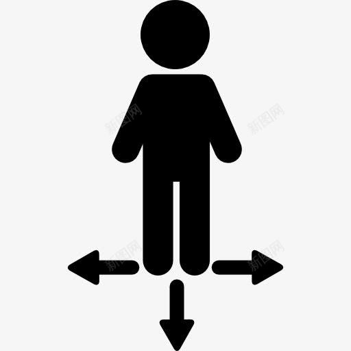 多任务的人图标png_新图网 https://ixintu.com 人 任务 右箭头 向下箭头 商人 工人 左箭头