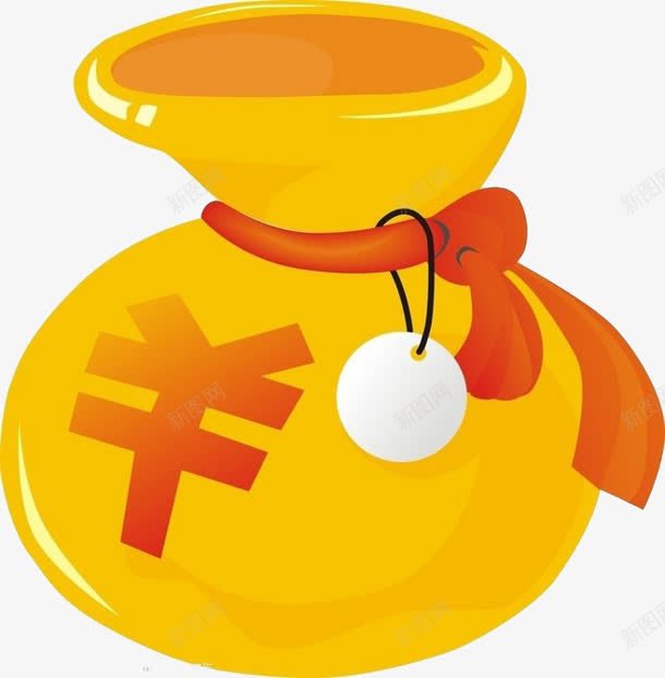 金色钱口袋png免抠素材_新图网 https://ixintu.com 口袋 图片 金色