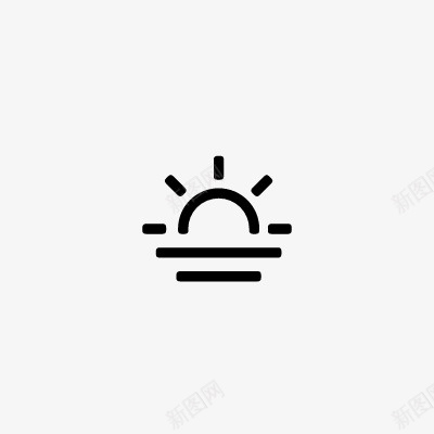 太阳落山图标png_新图网 https://ixintu.com 太阳落山 日出 日落 落日