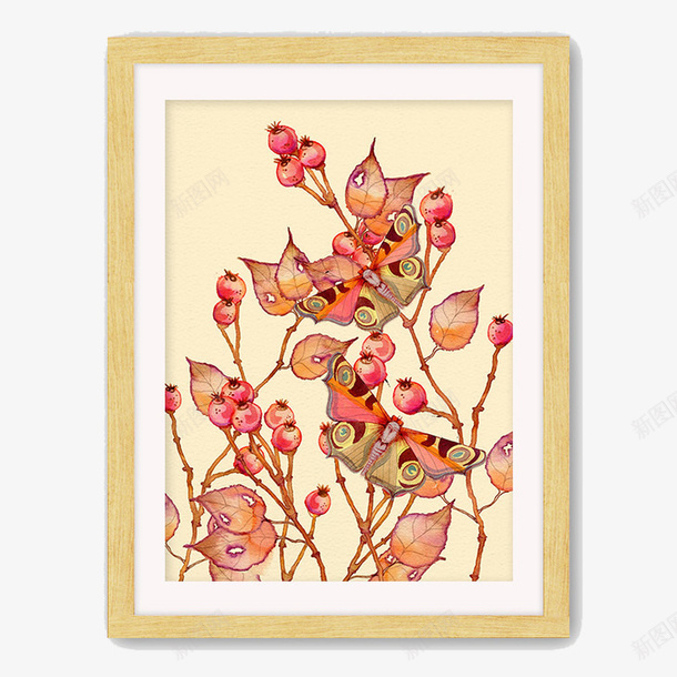 油画壁挂png免抠素材_新图网 https://ixintu.com 墙挂 壁挂 画框 花朵
