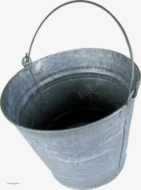 铁桶png免抠素材_新图网 https://ixintu.com 产品实物 器皿 容器 用具 铁器