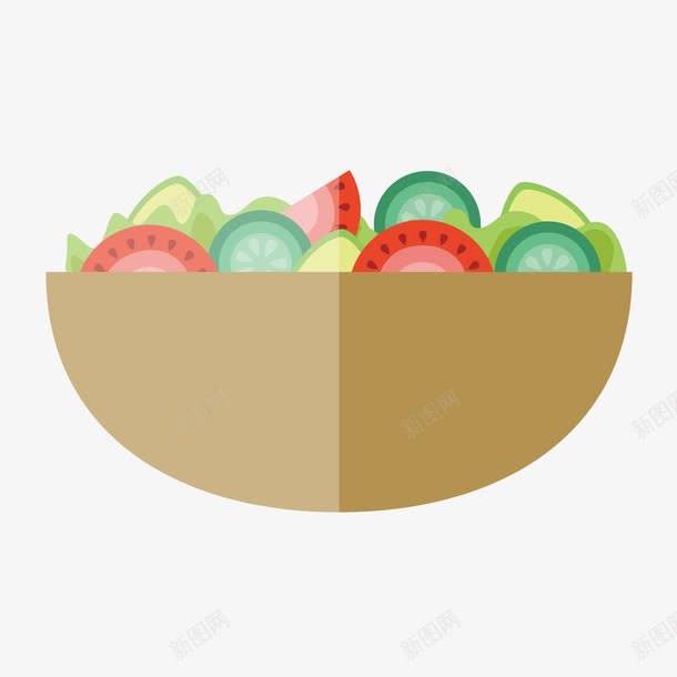 西式沙拉png免抠素材_新图网 https://ixintu.com 低脂肪 水果沙拉 营养餐