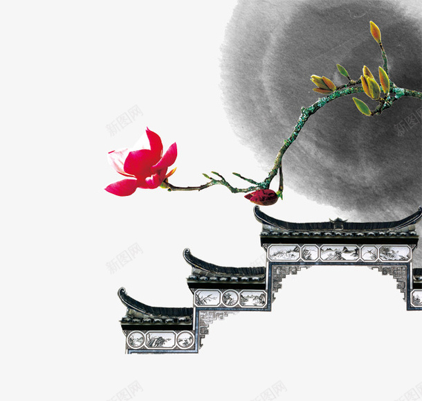 传统文化元素psd免抠素材_新图网 https://ixintu.com 传统 元素 文化