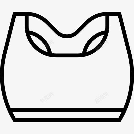 女性运动服装图标png_新图网 https://ixintu.com 体操 健身房 时尚 运动