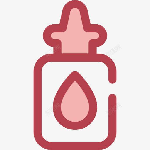 滴图标png_新图网 https://ixintu.com 保健和医疗 医疗 医药 滴 滴眼液 用药 眼