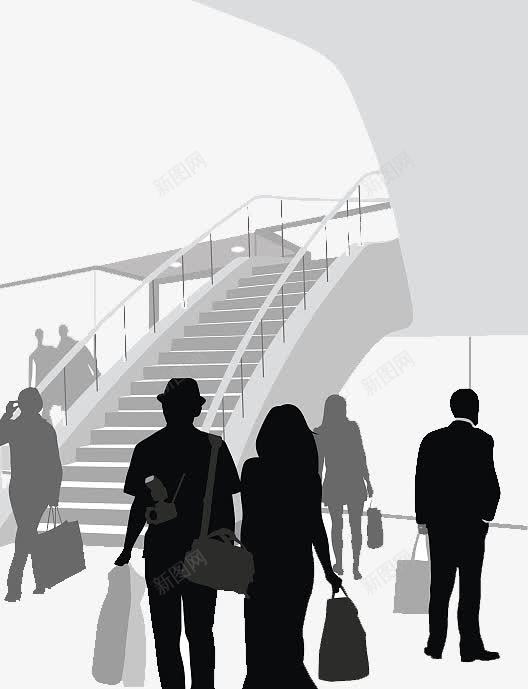 室外站台楼梯间场景png免抠素材_新图网 https://ixintu.com 人爬楼梯 人物剪影 室外 楼梯间 楼梯间场景 站台 站台剪影