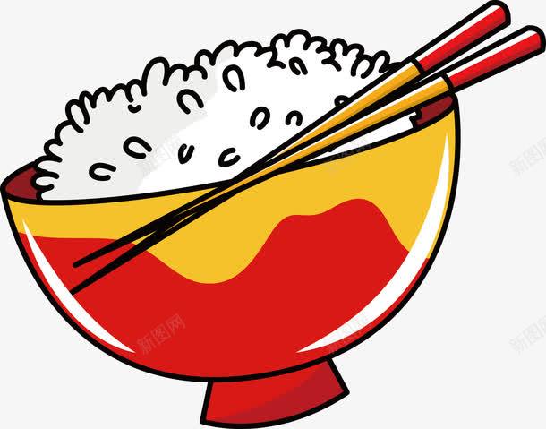米饭元素矢量图ai免抠素材_新图网 https://ixintu.com 主食 米饭 粮食 食物 矢量图