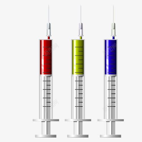 卡通注射器png免抠素材_新图网 https://ixintu.com 医用 医疗 注射器 药瓶