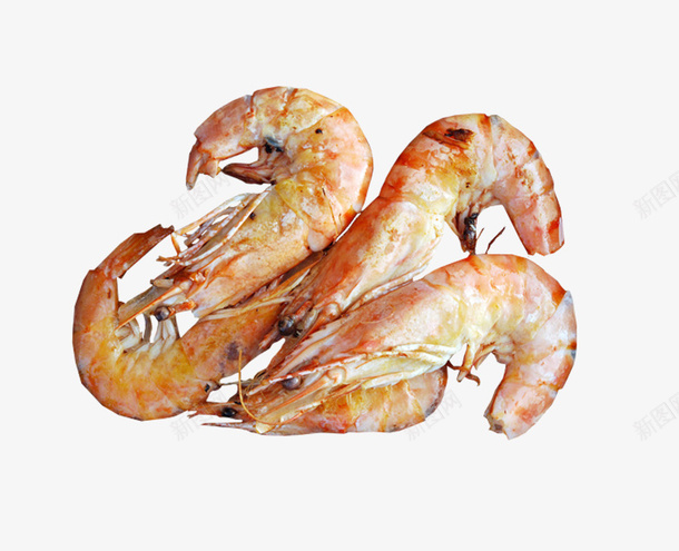 香脆烤对虾png免抠素材_新图网 https://ixintu.com 炸虾 烤大虾 烤肉 烤虾 烧烤 香脆烤对虾