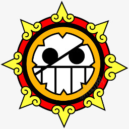 骷髅海贼旗png免抠素材_新图网 https://ixintu.com 海贼旗 红发 骷髅