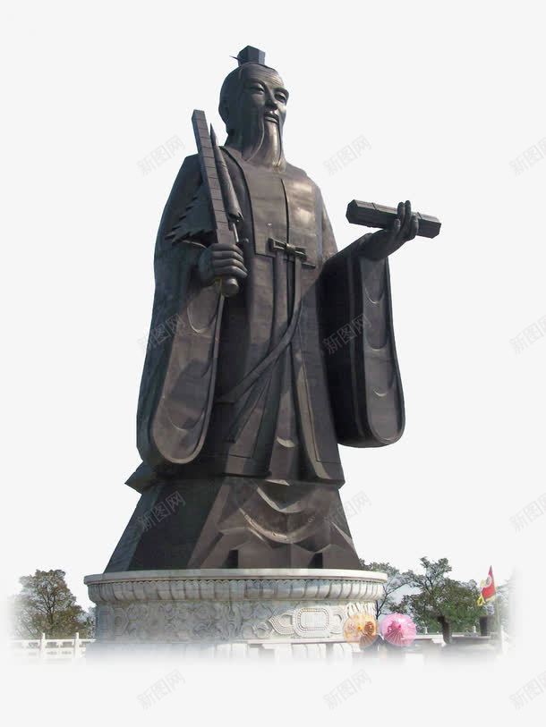 姜子牙雕像png免抠素材_新图网 https://ixintu.com 古人物 姜子牙 雕像