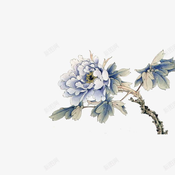 中国风手绘花卉装饰图案png免抠素材_新图网 https://ixintu.com 中国风 手绘 花卉 装饰图案