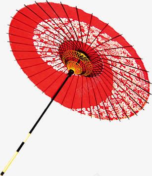 红色花折伞png免抠素材_新图网 https://ixintu.com 折伞 红色