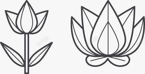 简笔丝网花png免抠素材_新图网 https://ixintu.com 丝网花 假花 简笔 花朵 花瓣 装饰品