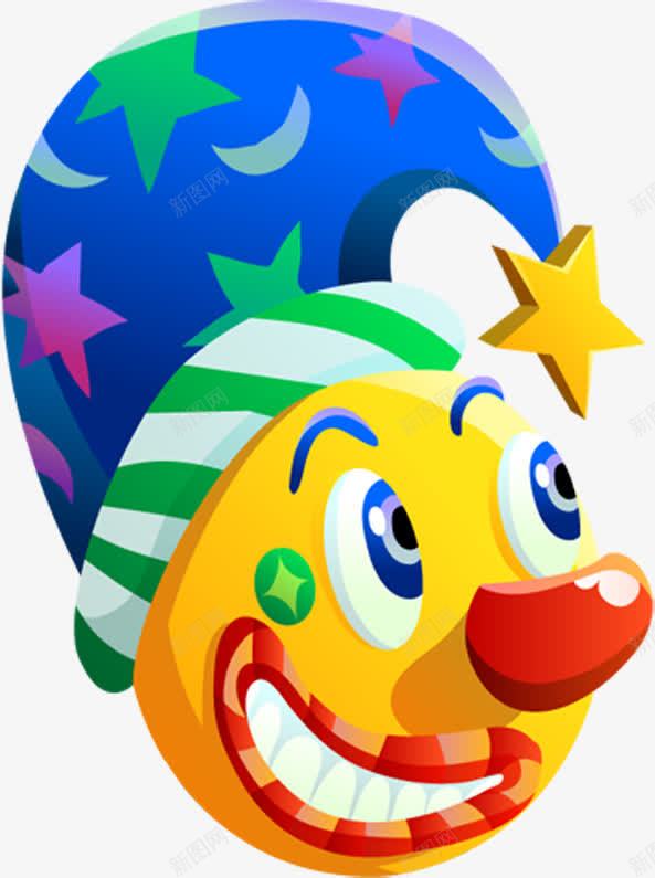 卡通星星小丑人物png免抠素材_新图网 https://ixintu.com joker 人物 卡通 小丑 星星