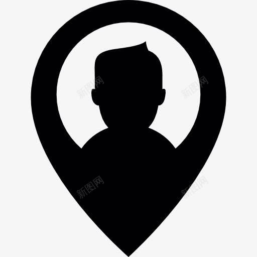 占位符图标png_新图网 https://ixintu.com 位置 地图定位 接口 用户 轮廓 销