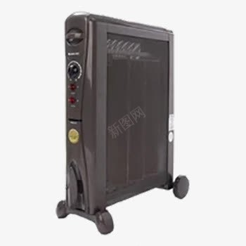 移动防水电热器png免抠素材_新图网 https://ixintu.com 取暖气 环保 电器 移动 节能 防水 黑色