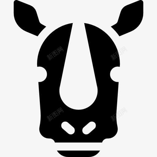 犀牛图标png_新图网 https://ixintu.com 动物 动物园 动物王国 哺乳动物 犀牛 野生动物