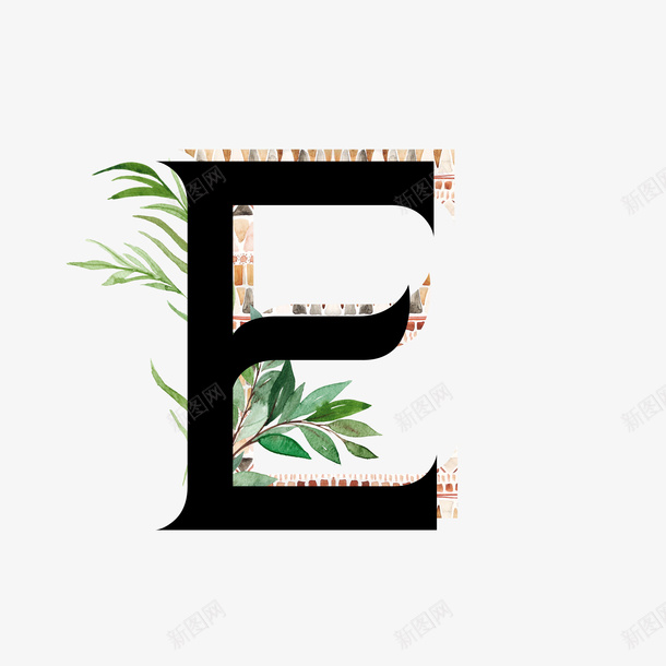 水彩卡通黑色英文字母png免抠素材_新图网 https://ixintu.com 创意 卡通 手绘 抽象 水彩 看图识字卡,看图识字 笔刷 英文字母 设计