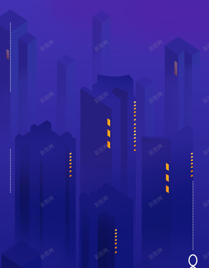 房屋简约蓝色海报广告H5背景psd设计背景_新图网 https://ixintu.com H5背景素材 广告 房地产 房屋 海报 简约 蓝色背景