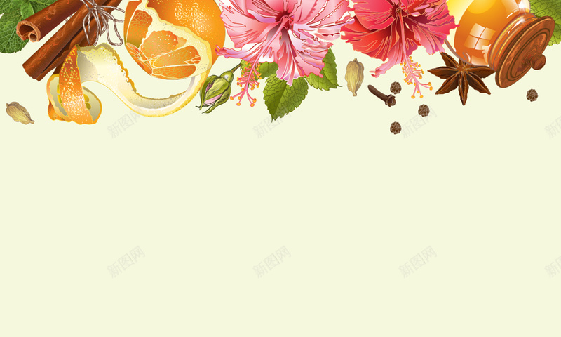 手绘下午茶背景矢量图ai设计背景_新图网 https://ixintu.com 下午茶 卡通 彩铅 手绘 童趣 背景 矢量图