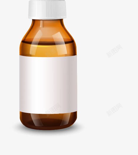 医疗药瓶png免抠素材_新图网 https://ixintu.com 医疗器 胶囊 药品 药物 药瓶