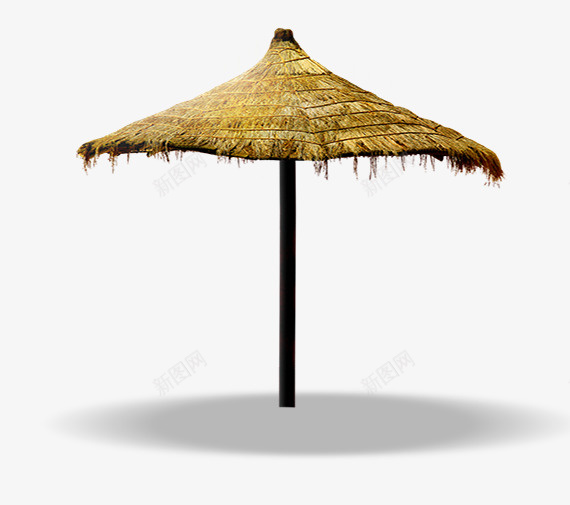 草psd免抠素材_新图网 https://ixintu.com 伞 草 黄色