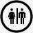 卫生间黑色的freemobilewp8icons图标png_新图网 https://ixintu.com black restrooms 卫生间 黑色的