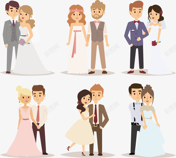 一对拍婚纱照的夫妻矢量图eps免抠素材_新图网 https://ixintu.com 夫妻 婚纱照 婚纱照PNG 拍照 浪漫 浪漫婚纱照 矢量婚纱照 矢量图