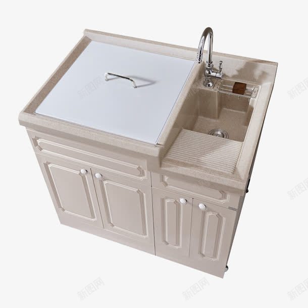 简约家具洗衣柜png免抠素材_新图网 https://ixintu.com 太空铝洗衣柜 实用家具 洗手盆 洗衣机 洗衣柜 阳台洗衣柜