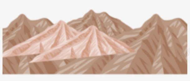 假山png免抠素材_新图网 https://ixintu.com 假山 卡通山 山 绯色 背景 褐色
