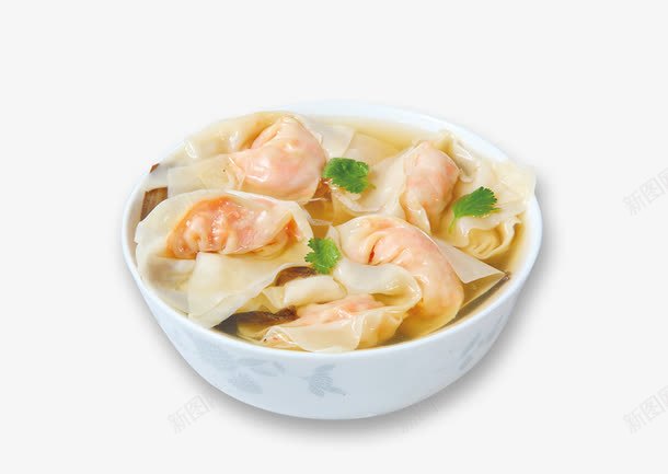 一碗馄饨png免抠素材_新图网 https://ixintu.com 一碗馄饨 美味 食品 馄饨