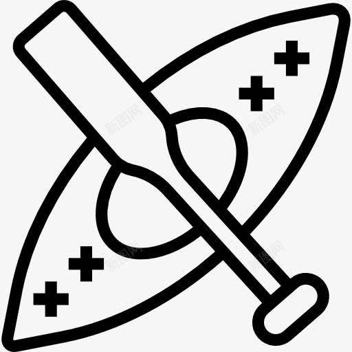 Kayak图标png_新图网 https://ixintu.com 夏季奥运 漂流 独木舟 皮划艇 运动 运输
