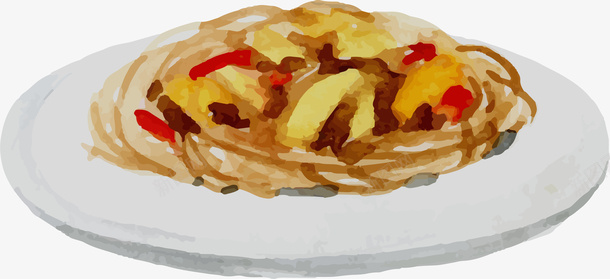 水彩手绘美食餐饮png免抠素材_新图网 https://ixintu.com 卡通 手绘 水彩 矢量图案 美食 食物餐饮